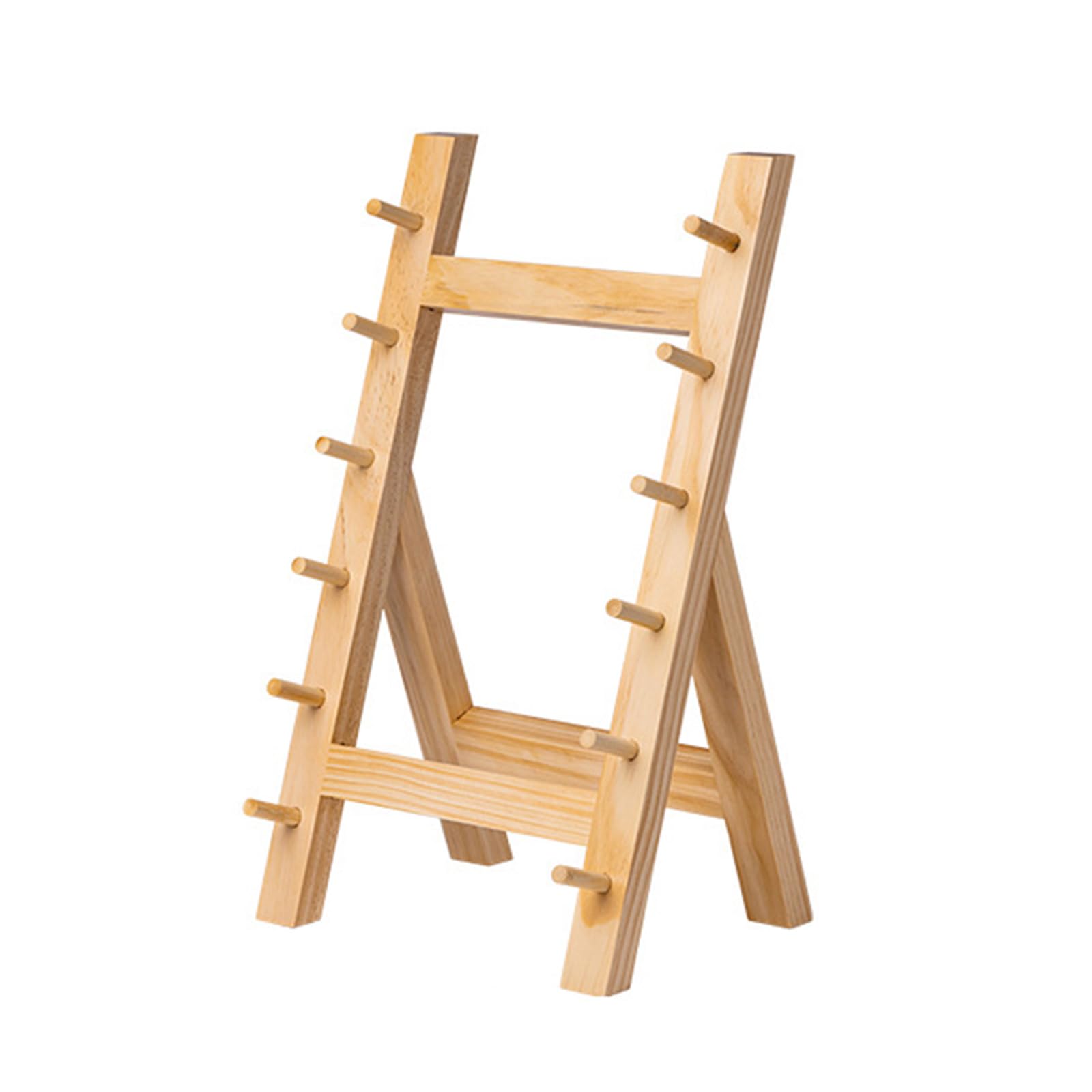 HDOYTXXM Sturdy Wooden Cutter Display Stand Unique Storage Rack Display Holders for Neat and Clean Kitchen Countertops Dining Table Stand