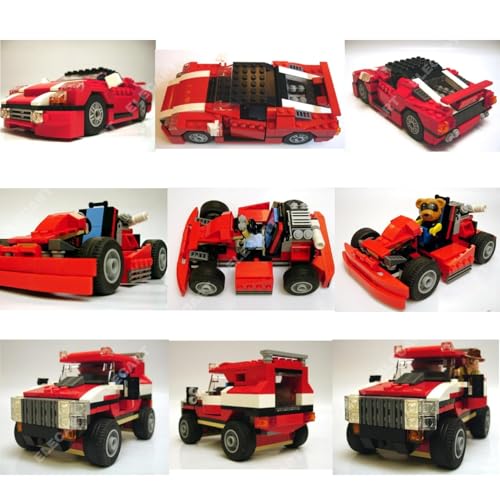 Image of 23 in 1 Speed Champions Building Kit | STEM Toy for Kids 6+ | Car Enthusiasts Imaginative Play Educational Building Toy | Collectible Model Realistic Race Car - 278+ Pcs