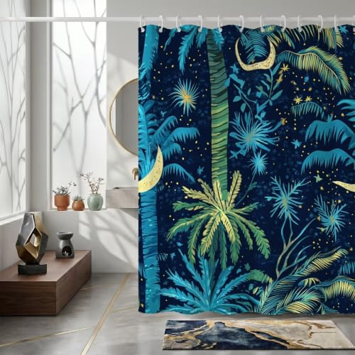Rideau de douche lavable en machine 130x170 anti-éclaboussures baignoire