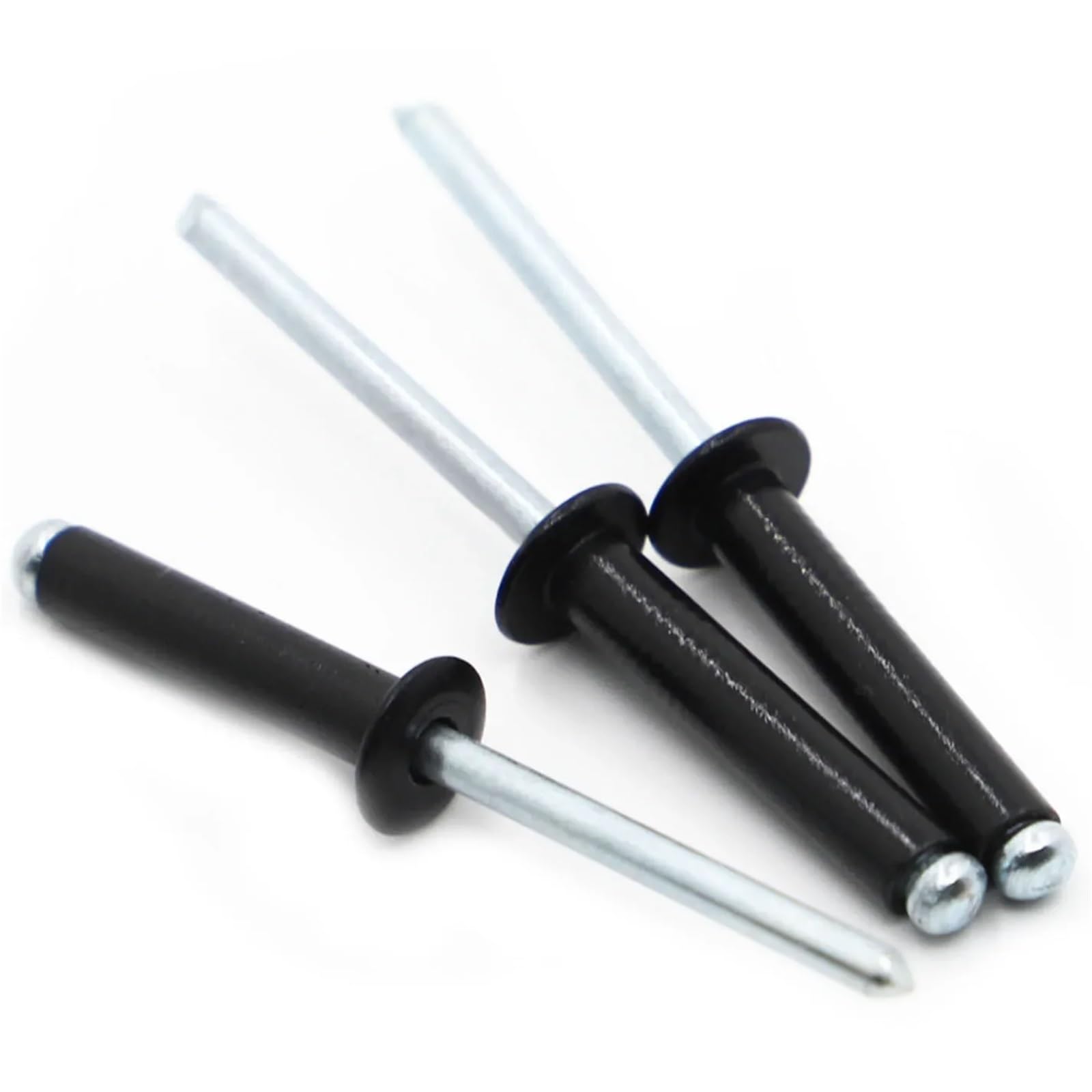 Blind Pop Rivet, Black Alum Dome Head Blind Rivets Multi Sizes 10/20pcs for Metal Furniture Marine(16mm,M2.4 20pcs)