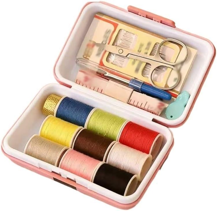 LWECMGSA Portable Multi-Functional Cotton Thread Needle Sewing Kit Handy Hand Patching Tool Magnetic Attachment