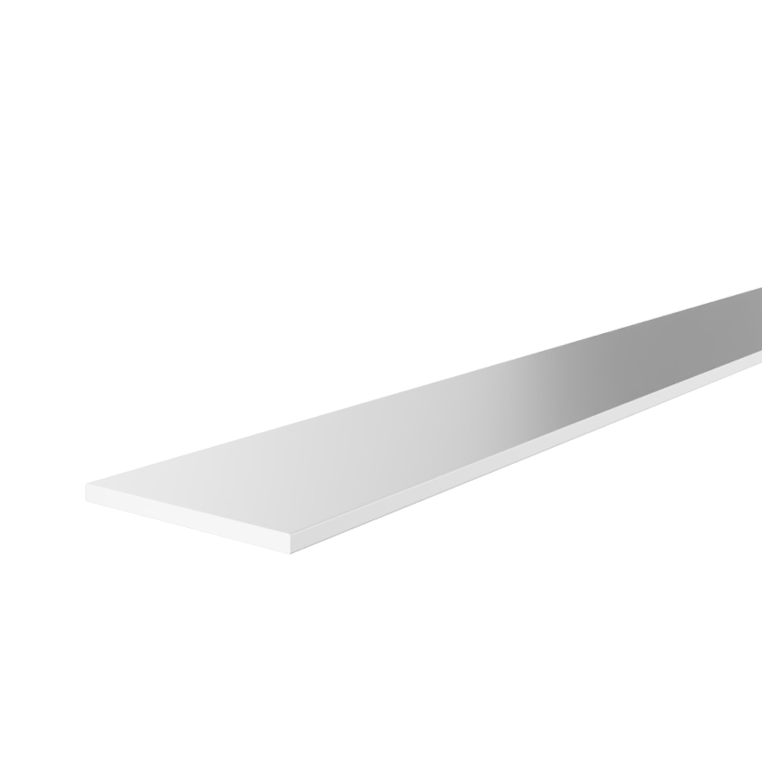 KRAUS Flach-Profil Aluminium 30x2mm mit 2m Länge & Optik Silbereloxiert