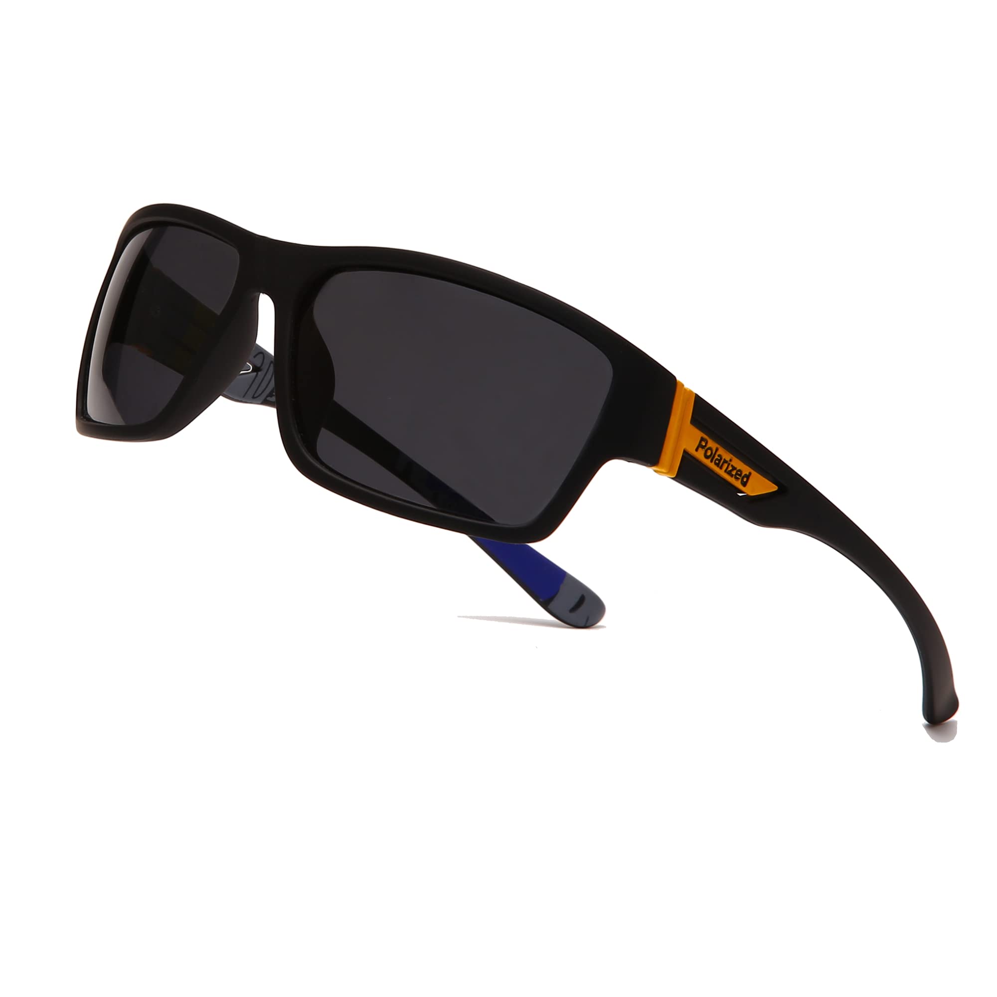 Long Keeper Gafas de Sol Hombre Polarizadas - Gafas Deportivas Hombre Mujer Gafas Sol Para Running Pesca Conducer Ciclismo Alpinismo Al Aire Libre