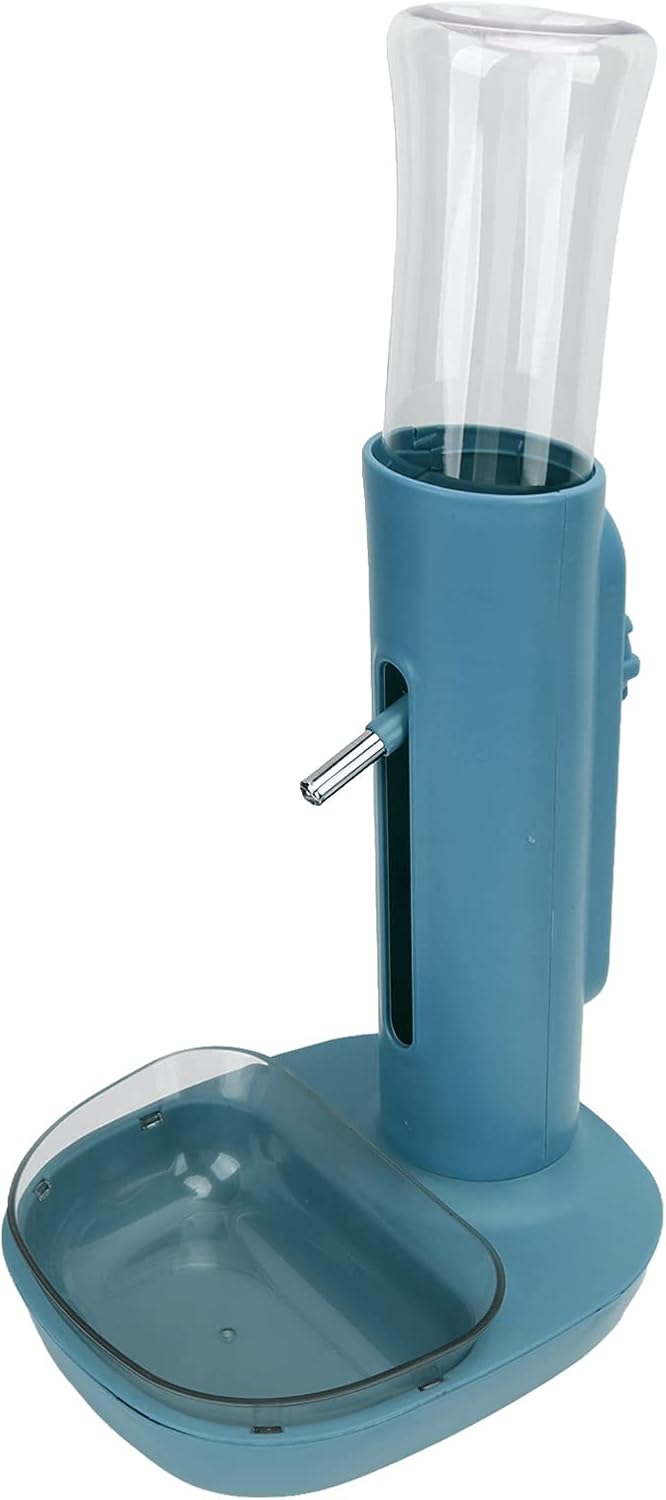 Semme 680ml Pet Dispenser Bowl Detachable with Non Slip Design for Dogs and Cats Easy Blue (Blue)