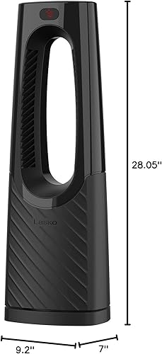 Miniatura 15 de Lasko Calentador oscilante de cerámica sin aspas para el hogar con mayor seguridad, termostato ajustable, temporizador y control remoto, 38.05 x