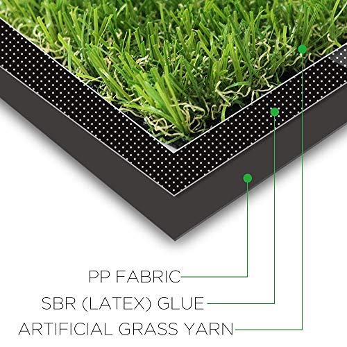 Gl Artificial Grass Turf Customized Sizes, Artificial Lawn For Dogs, 20Mm Thick Faux Grass, Synthetic Outdoor Indoor Rug Area 5Ftx8Ft(40 Square Ft) #TOP1