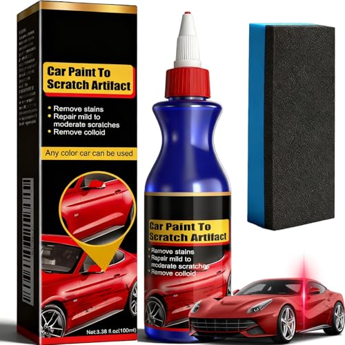 Kratzer Reparatur Set für Auto mit UV-Schutzwachs - Entfernt tiefe Kratzer, stellt originalen Glanz wieder her - Ohne Polieren - Für alle Lacke (matt, metallisch, glänzend) (2026)