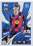 Match Attax 2025 2026 Pedri Man Of The Match Trading Card