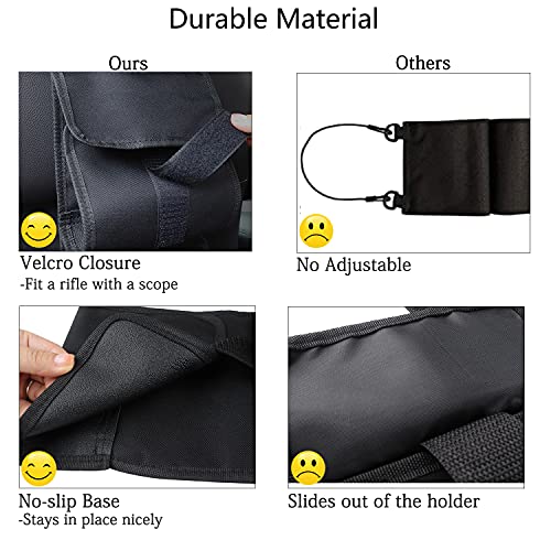 Kosibate Truck Gun Rack, Seat Back Gun Rack For Suv Car Trunk Vehicle(Black, 2Pack) #TOP1