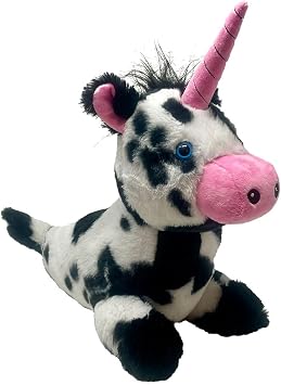 Randimals Narmoo Narwhal & Cow Plush Stuffed Animal, 15 Inches | Soft huggable narwhal-cow hybrid plush, 15in, ages 3+ unique cuddly gift for kids, premium quality construction