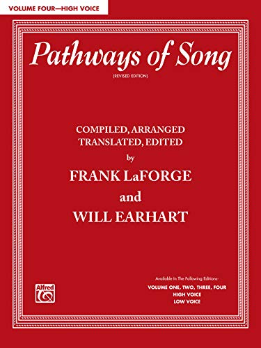 Pathways of Song, Vol 4: High Voice (Pathways of Song Series, Vol 4)
