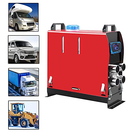 8KW 12V 5L Tanque LCD Interruptor Remoto 4 Tomadas Duto de Ar Diesel Aquecedor de Ar para Caminhões