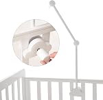 Arme de berceau Mobile en bois Mobile pour bras de berceau 27 Berceau de pouce bras mobile pour accrocher des jouets bébé 100% Bras de berceau mobile en bois de hêtre naturel avec fixation antidérapante forte Bras mobile pour chambre de bébé Décor (bras mis à jour)