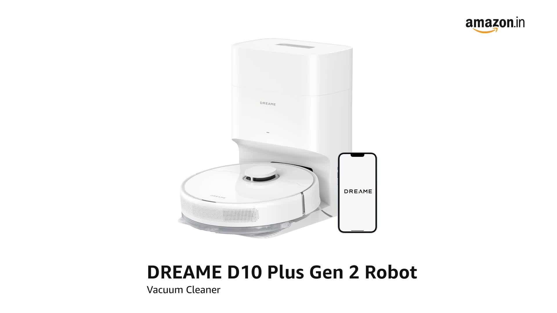 dreame D10 Plus Gen 2 Robot Vacuum Cleaner with Automatic Dust