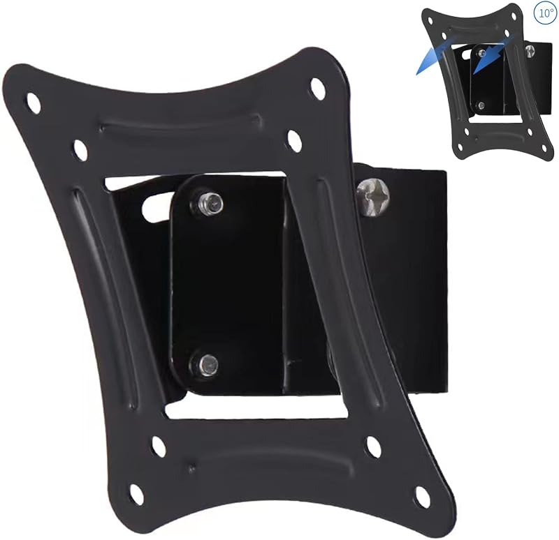 Tilting TV Wall Mount Monitor Wall Mount Camper 14-24 Inch LED LCD Small Monitor Bracket with Screw