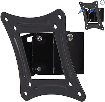 Tilting TV Wall Mount Monitor Wall Mount Camper 14-24 Inch LED LCD Small Monitor Bracket with Screw