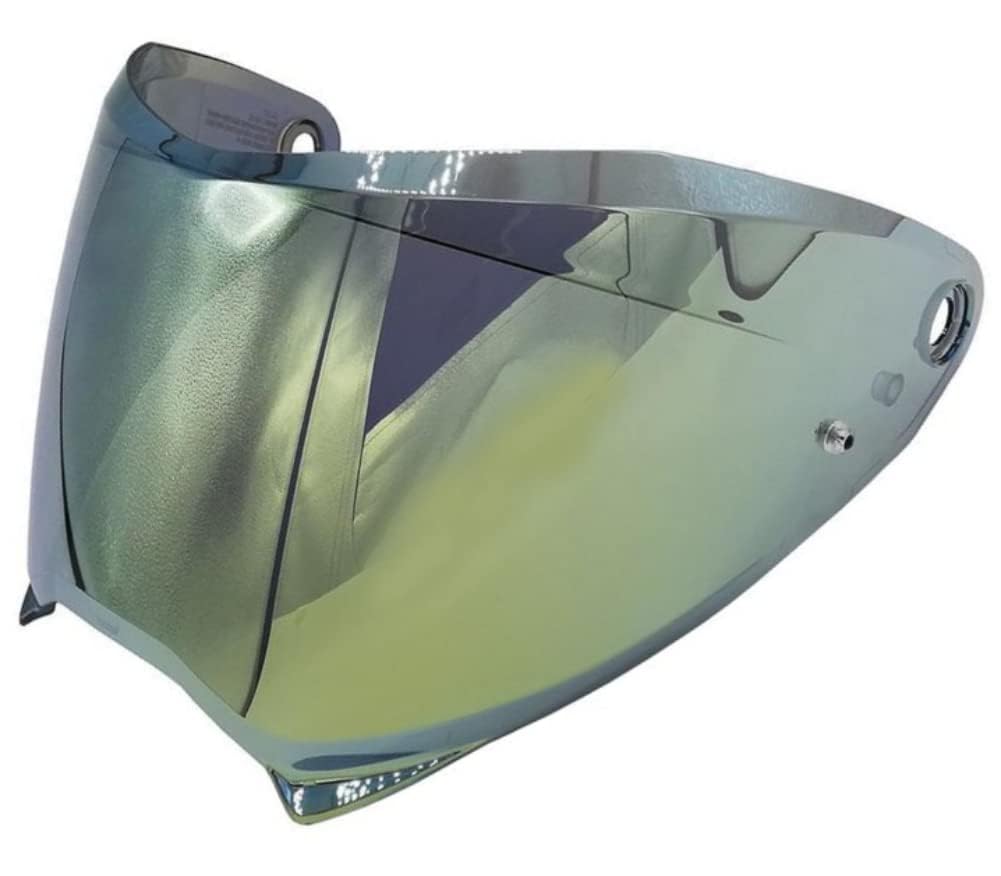 Amazon.com: HJC F70 Helmet HJ-32 Pinlock Ready Shield Gold Mirror