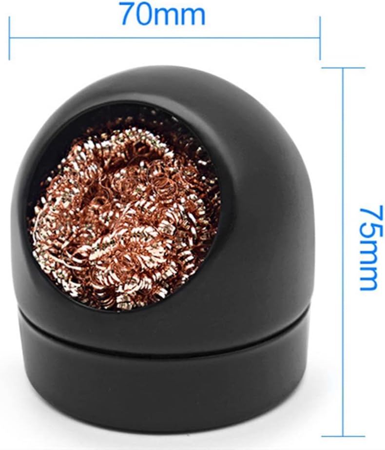 Soldering Iron Tip Cleaner Cleaning Ball Welding Mesh Filter Metal Wire Stand Steel Tin Remover