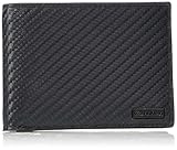Calvin Klein Men's Textured Slimfold, Carbon Fiber Black, One Size