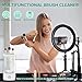 Electric Makeup Brush Cleaner, Multi-Functional Cosmetic Brush Cleaner, Portable Automatic Makeup Brush Cleaning Solution With Dryer-Holder, Charger, USB-C cable, Beauty Gift for Women