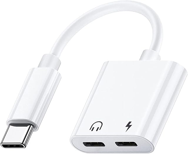 Multibao 2-in-1 USB Type C Headphone and Charger Adapter, Dual Type C Splitter Jack Earphone Audio Converter Compatible with Huawei Mate 10 Pro/Le 2/ Le pro 3/ Xiaomi Mi 6 /Mix 2 /Note 3