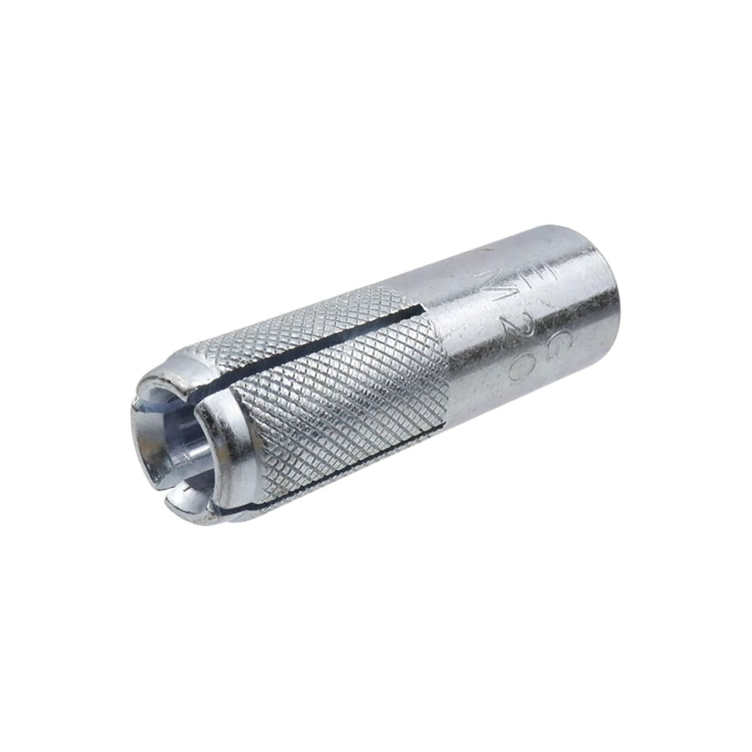 Sscon 2 Pcs 3/4 Inch Premium Zinc Plated Carbon Steel Concrete Knurled Drop in Anchors Secure Mounting for Home and Applications