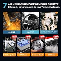 LAUNCH CRP123X V3.0 Diagnosegerät Profi OBD2 Scanner für alle Autos & Marken - 4-System-Diagnose mit Reset: EPB DPF Öl-Service, SAS/BMS Batterietest VIN-Auslesen INKL LEBENSLANGEN KOSTENLOSEN Updates – Ansicht 2
