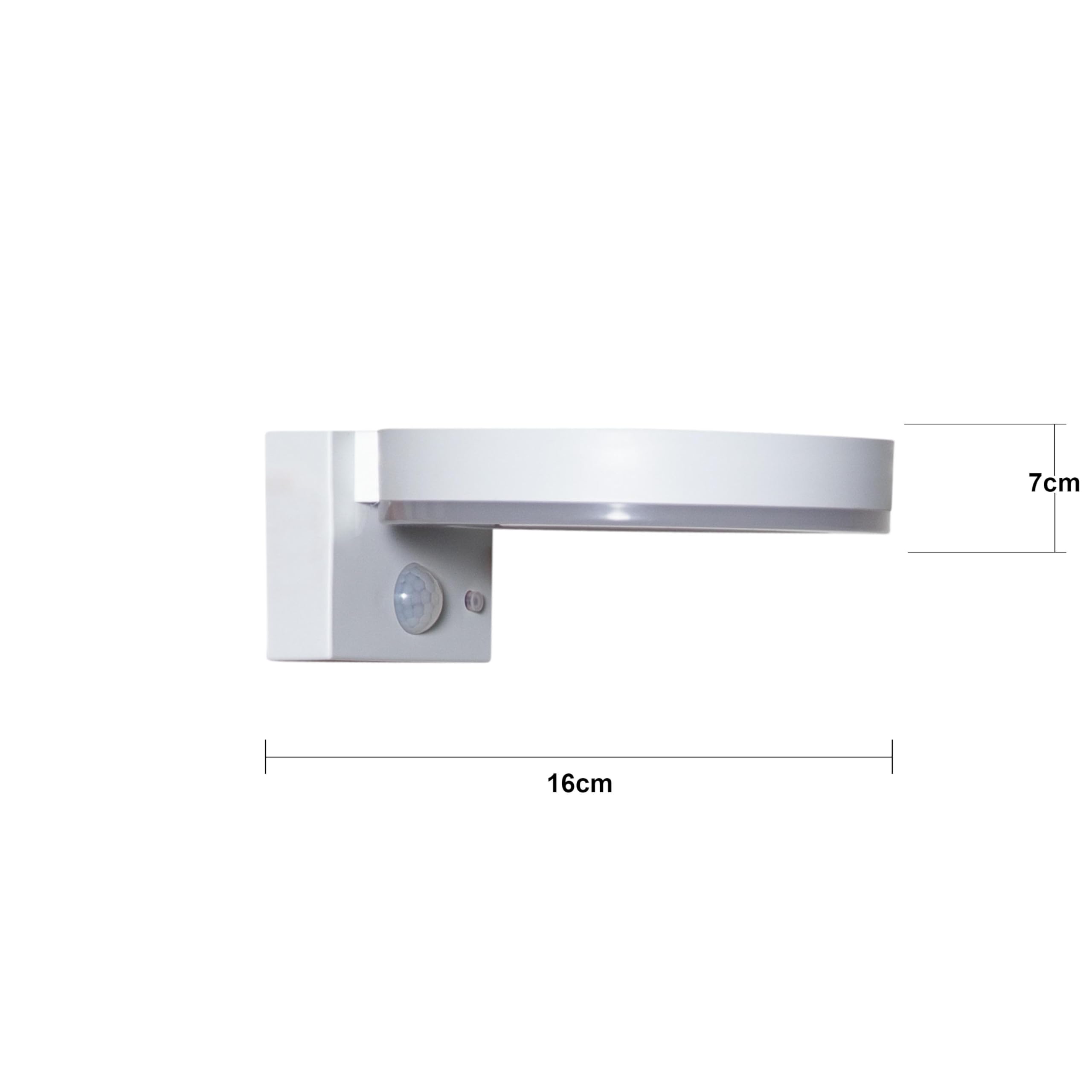Star Applique murale solaire Vidi - Blanc - Environ 16 x 7 cm