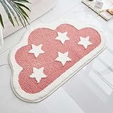 【Muestra el tamaño】 La alfombrilla de baño de 40 cm x 60 cm se puede utilizar para atrapar gotas o salpicaduras en la parte delantera de la ducha; la alfombrilla de baño de 50 cm x 80 cm puede funcionar como pieza central en tu baño principal o delante de la bañera.