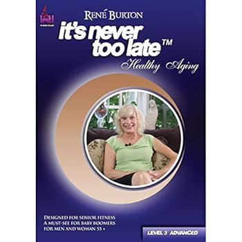 DVD It's Never Too Late (Healthy Aging Level 2, Intermediate) Book