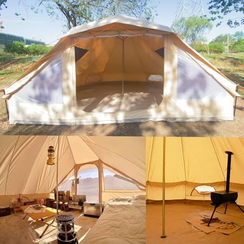 Carpa Camping Familiar Impermeable Algodón 10 Personas miniatura 2