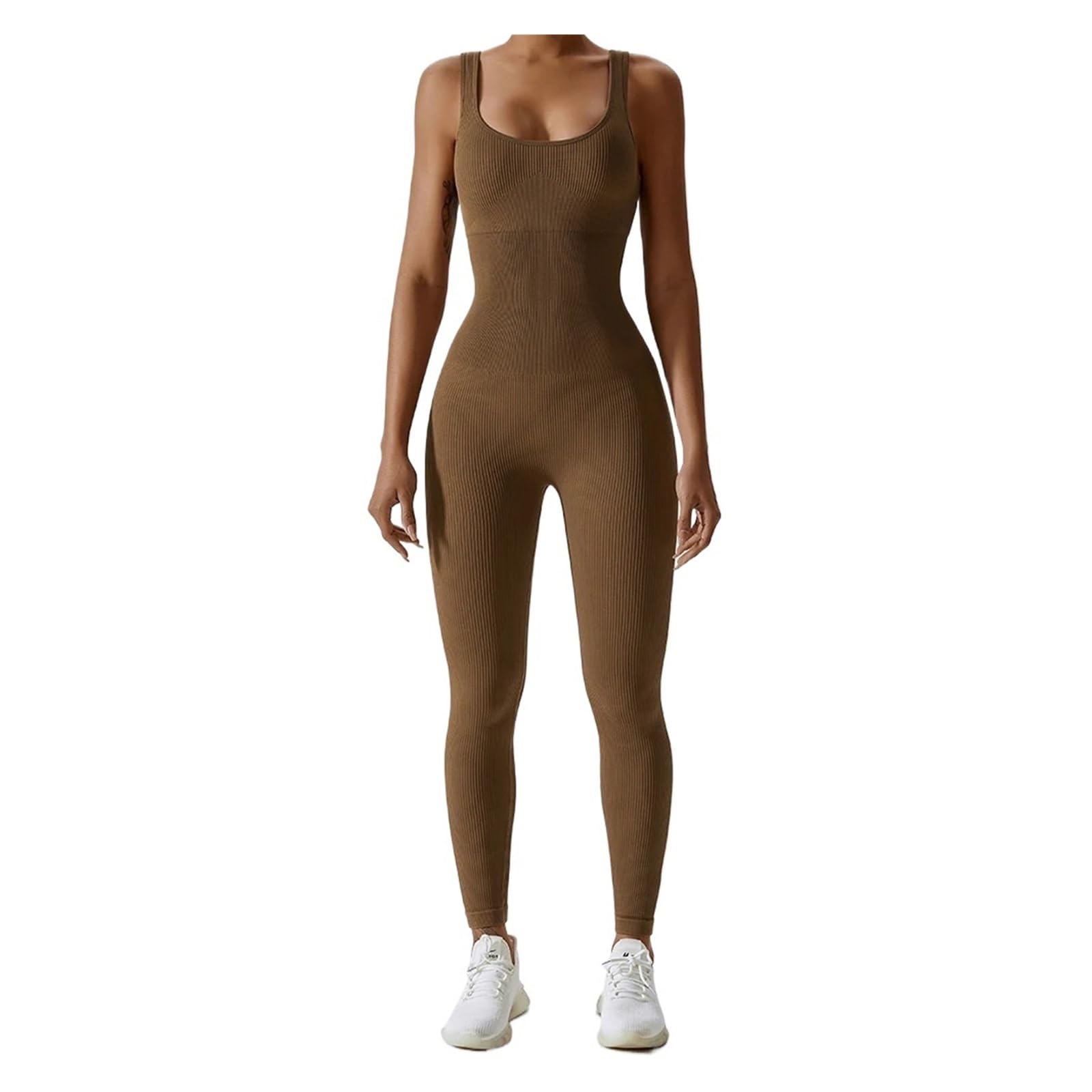 Mono de yoga sin espalda Conjunto De Yoga For Mujer, Chándal Una Pieza, Mono Manga Larga For Entrenamiento, Ropa Deportiva For Gimnasio, For Para Entrenamiento