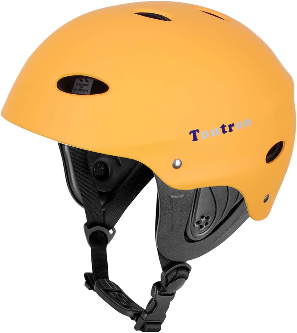 Tontron Water Helmet (Matte Sunny Yellow, Medium)