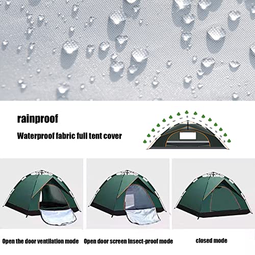 Carpa impermeable para camping 4 personas HUHJYUGE miniatura 5