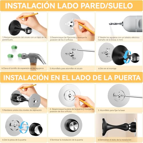Tope para puerta de cristal 27 Imagen adicional
