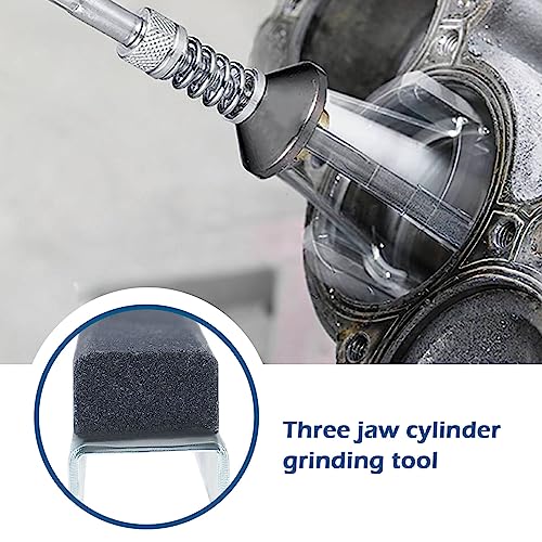 YINETTECH 2 Sets Motorzylinder Honsteine Ersatz 3 Backen Motor Zylinder Hone Auto Motor Zylinder Schleifen Bremse Schleifen Schleifen Schleifen Bremse Hone für Reinigung Polieren 3 Zoll