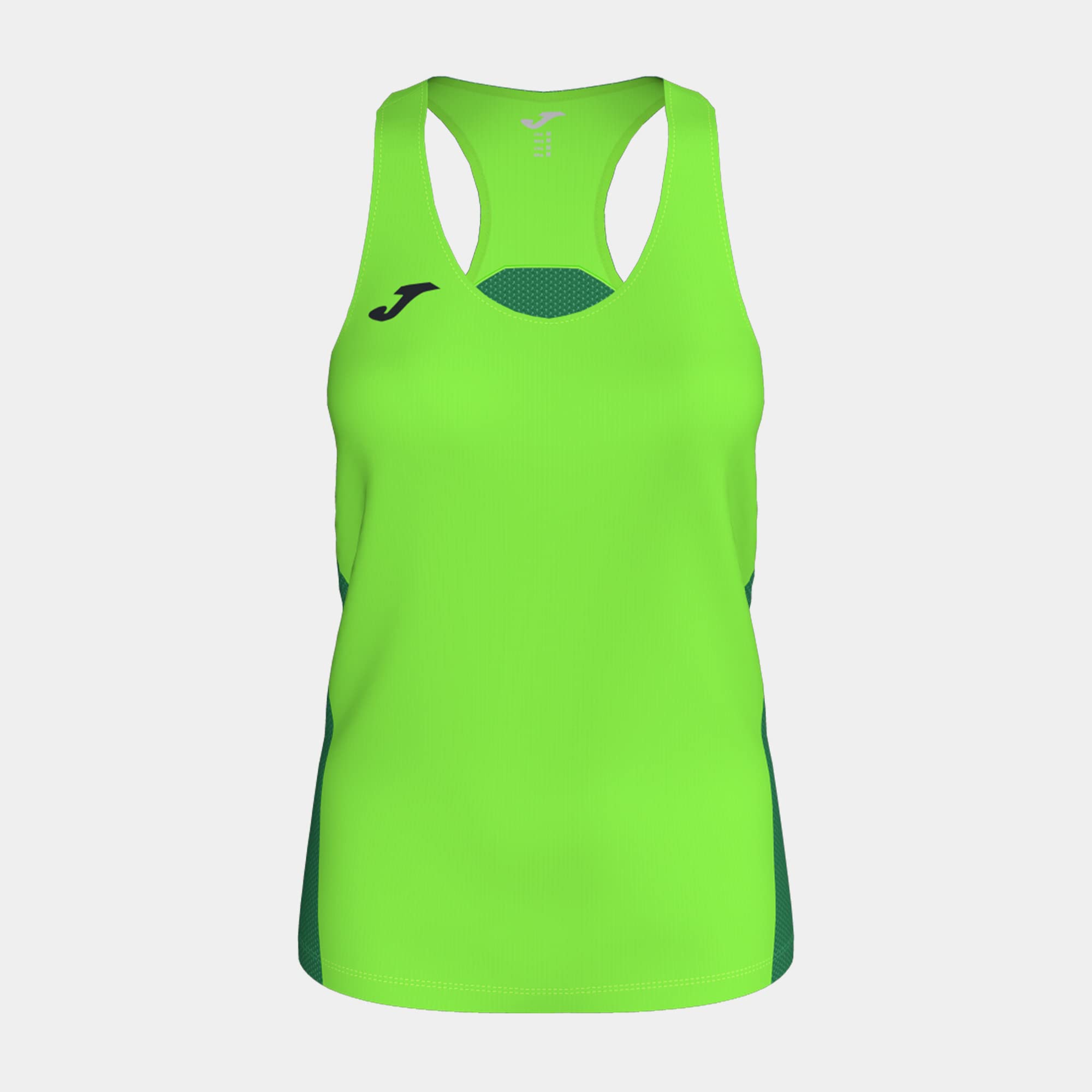 Joma Women's R-Winner Tank T-Shirt, Fluorescent Green, XS