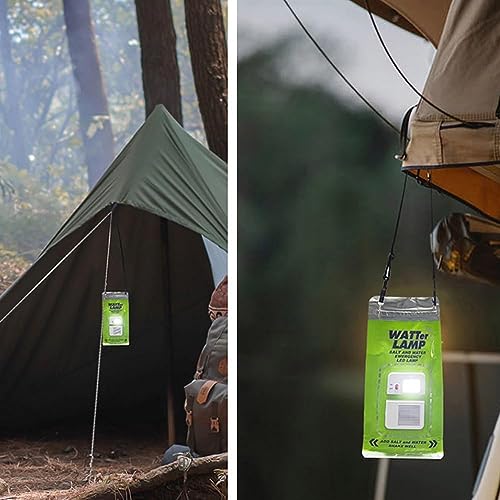 Lampe de secours eau salée avec éclairage LED continu 140h - 3