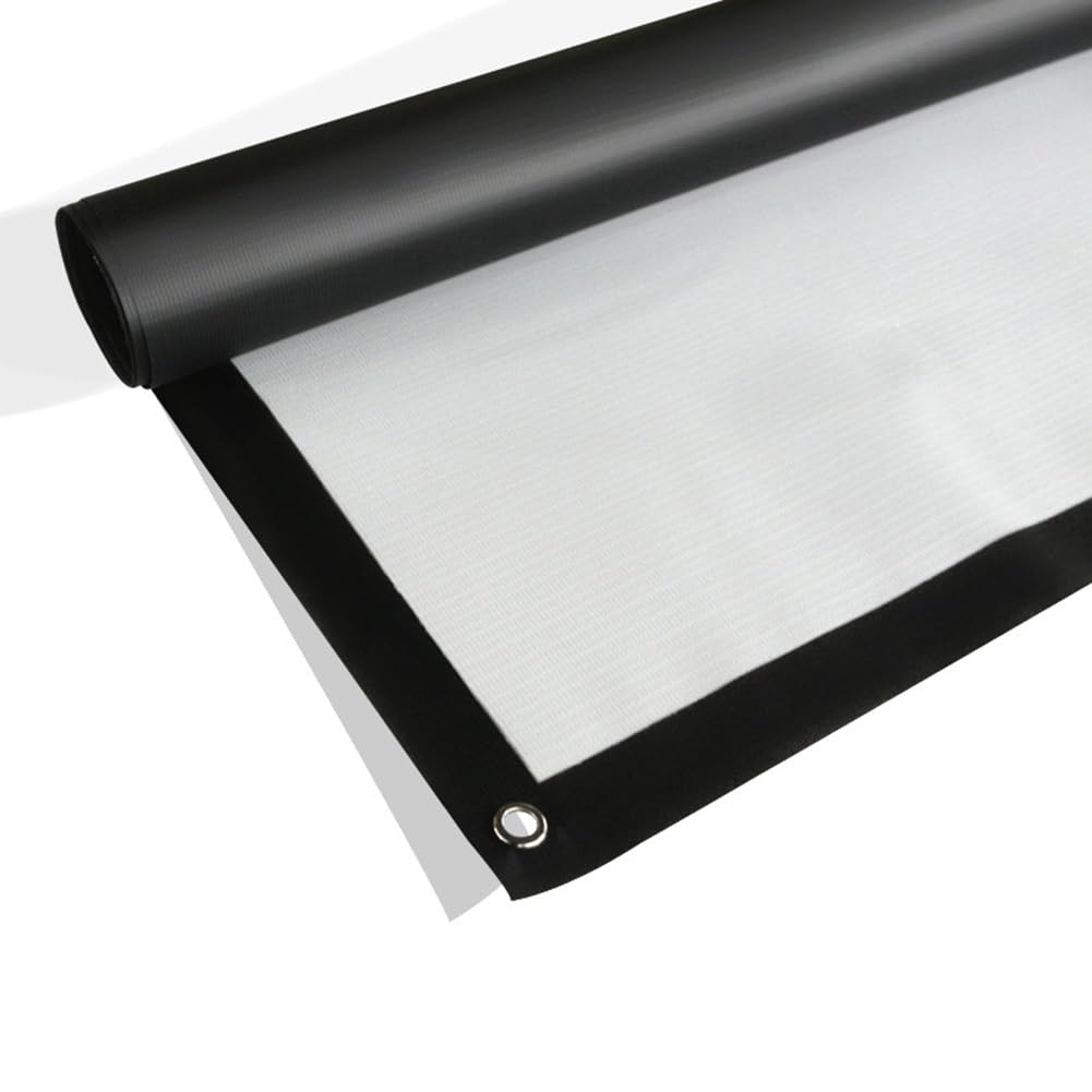 Generico Schermo per Proiettore Portatile, Schermo di Proiezione Antipiega HD 16:9 per Interno ed Esterno, Ufficio, Scuola, Facile da Arrotolare(120inch)