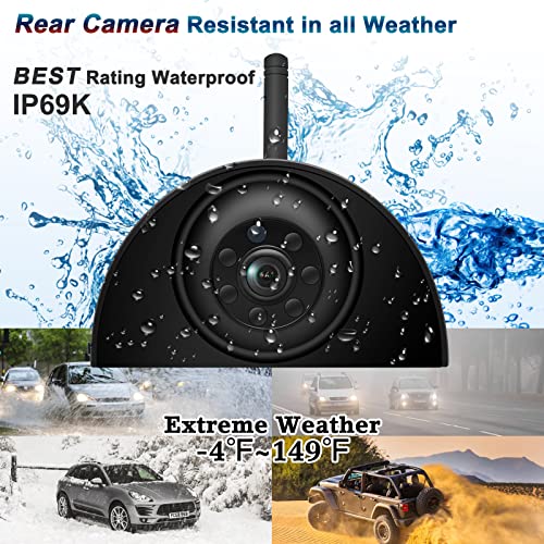 Draadloze Achteruitrijcamera met Magnetische Bevestiging - Afbeelding 7