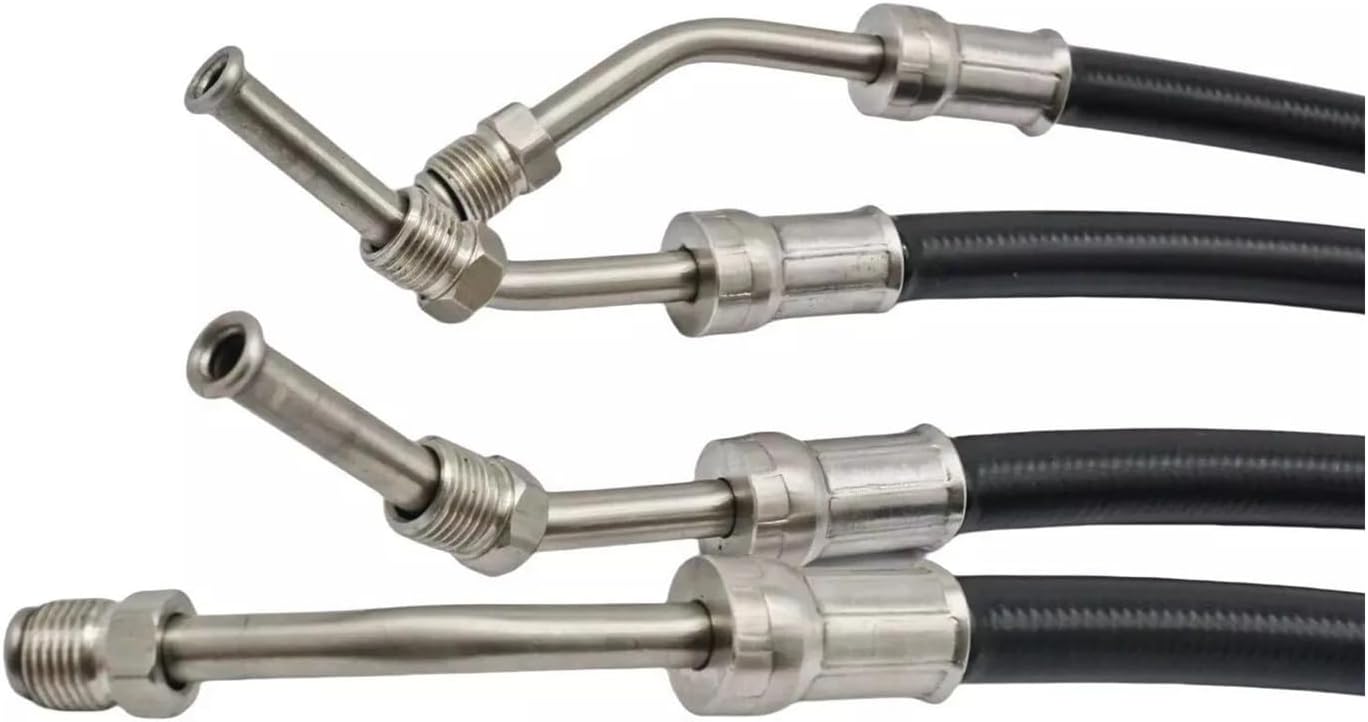 Trim Tilt Steering Cylinder Hydraulic Hose Line Kit Fits 24299620 Boat