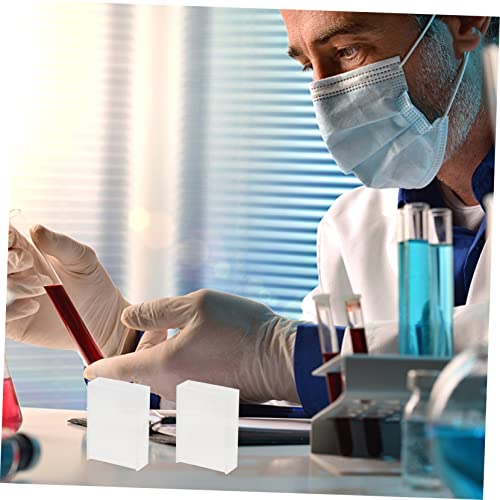 HEALEEP 2stücke Standard Glasküvetten Hochtransparente Laborküvetten Aus Glas Kompatibel Mit Spektralphotometern Für Chemische Und Pharmazeutische Analyse