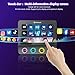 Sehawei N4 Pro Macro Pad,10-Key LCD Shortcut Keyboard with 4 RGB Knobs & TouchBar – Programmable Streaming Controller Deck for OBS, YouTube, Gaming & Office (PC/Mac, USB-C)