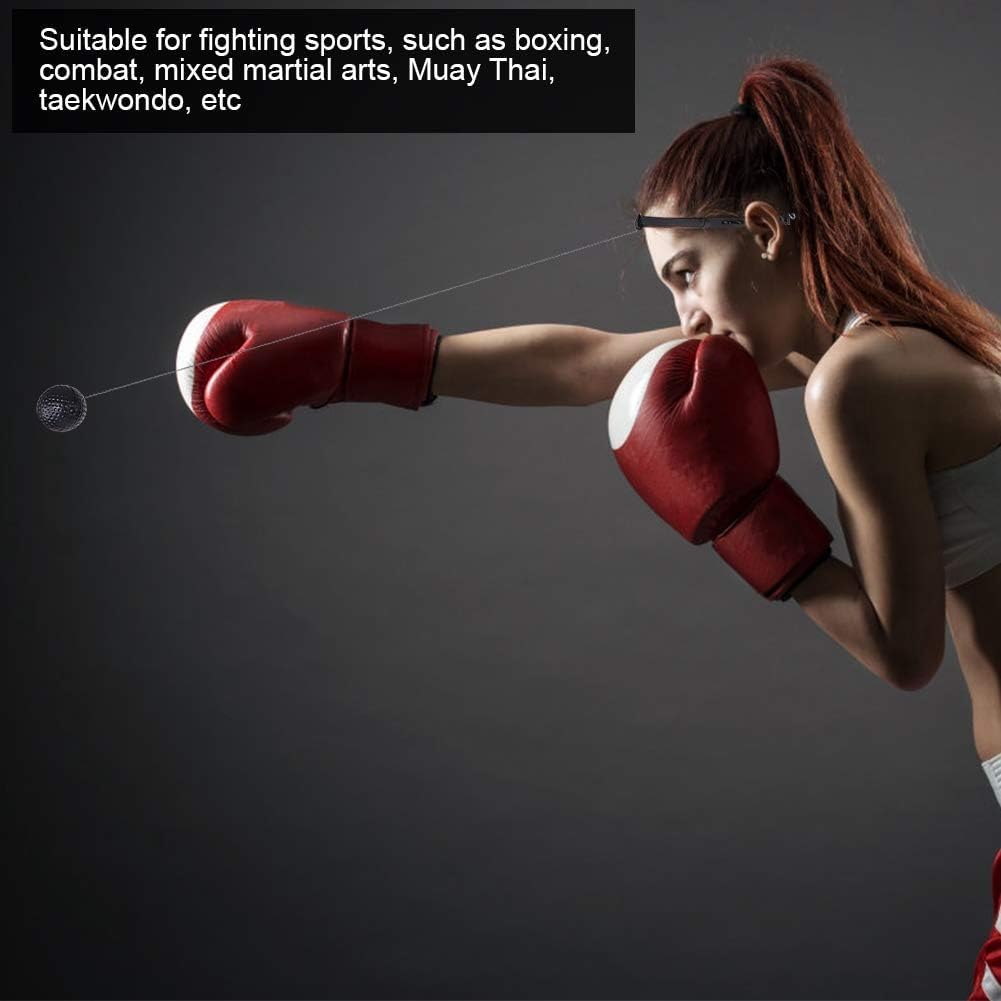 Alomejor Boxing Head Ball bokserski Speed ​​Ball z opaską na czoło do treningu refleksyjnego