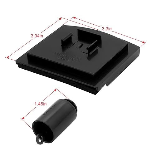 Miniatura 4 de Siwdoy W10823377 8201756 - Kit de puerta para dispensador de hielo compatible con refrigeradores Whirlpool reemplaza a AP3872692, 1164531, PS990120