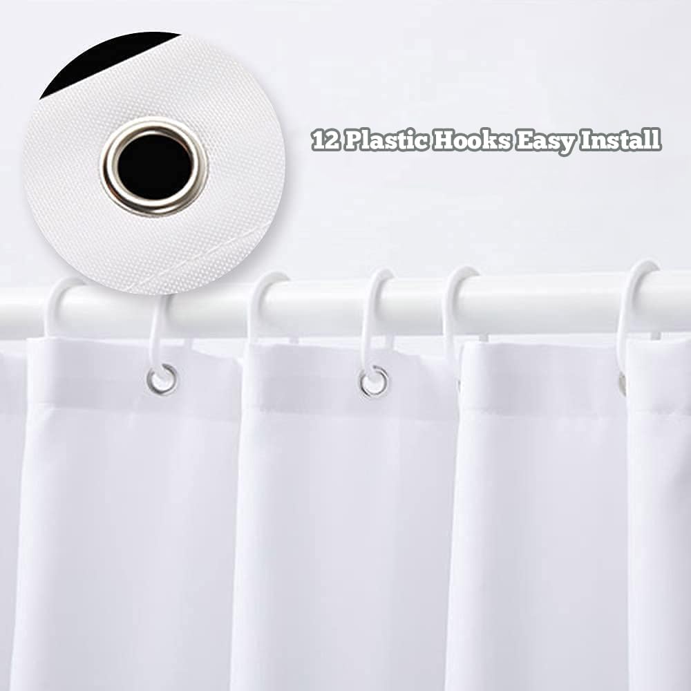 MESHELLY African American Bible Verse Shower Curtain 60Wx72H Vintage Retro Black Girl Floral Bathroom Curtain Christian Quotes Shower Curtain White Peony Black Women Bathroom Decor Fabric with 12 Hook