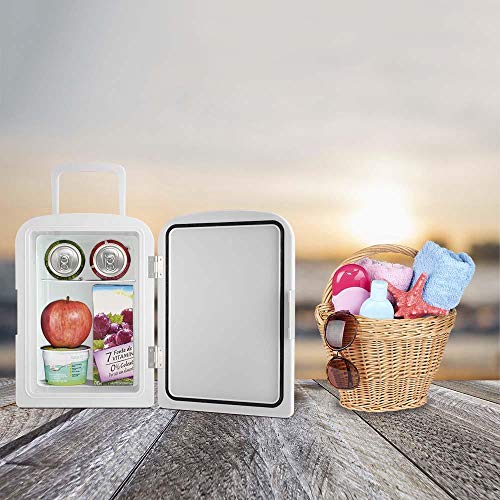 Multilaser Mini Geladeira Retro, , Tv012, Trivolt (12V/127V/220V), Branca, 6 L