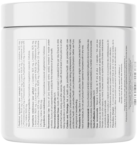 Codeage Multi Amino+ BCAA & EAA Supplement, All 9 Essential Amino Acids, Free-Form Branched-Chain Amino Acid Pills, Sport Supplement, Pre & Post Workout, Vegan, 240 Capsules - Image 3