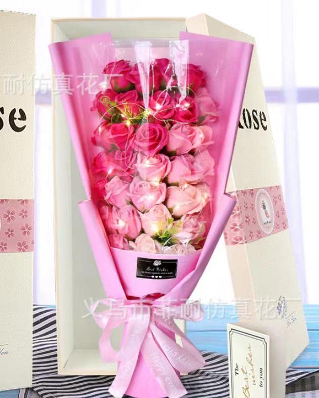 Amazon｜熊君と花嬢ちゃん ソープフラワー 人気 花束 ブーケ