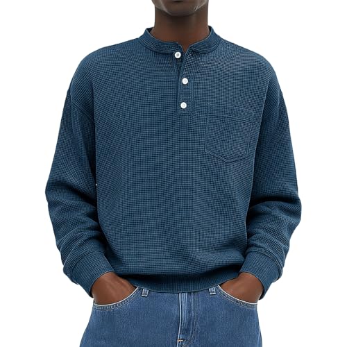 T-shirt à manches longues homme doux coupe classique contre la fraîcheur